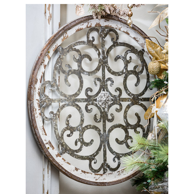 Ophelia & Co. Galvanized Medallion Wall Décor & Reviews